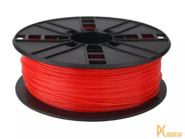 ABS Пластик для 3D печати (филамент) Gembird 3DP-ABS1.75-01-FR Red 1.75mm 1kg