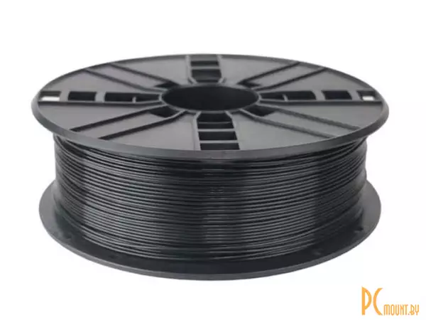 PLA Пластик для 3D печати (филамент) Gembird 3DP-PLA-FL-01-BK PLA Black 1.75mm 1kg