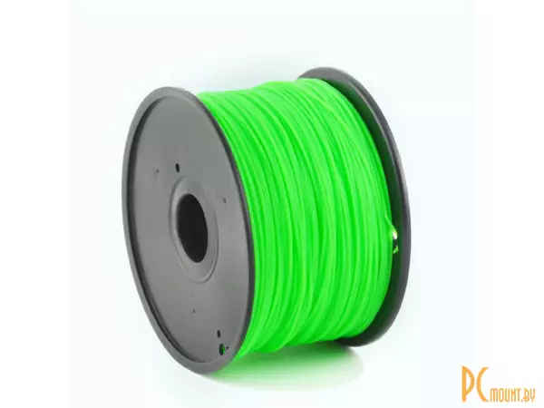 PLA Пластик для 3D печати (филамент) Gembird 3DP-PLA3-01-G PLA Green 3mm 1kg