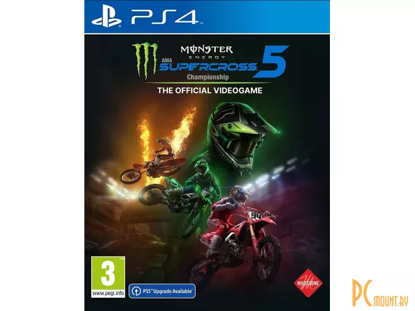 Игра для консоли PS4, Monster Energy Supercross 5 (EU pack, EN version)
