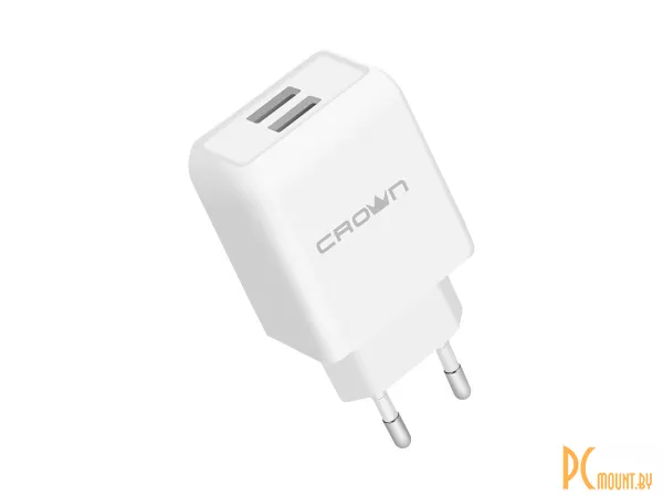Сетевое зарядное устройство Crown CMWC-3002 White