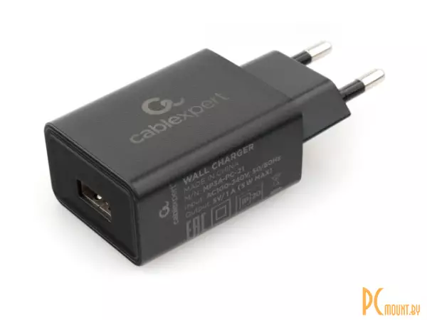 Сетевое зарядное устройство Cablexpert MP3A-PC-21