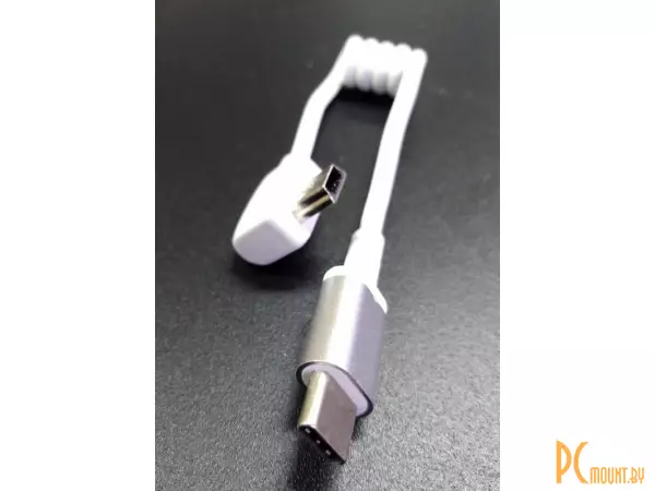 Кабель USB Type-C для зарядки мобильных устройств, SMARTY CCHTypeCV2, белый