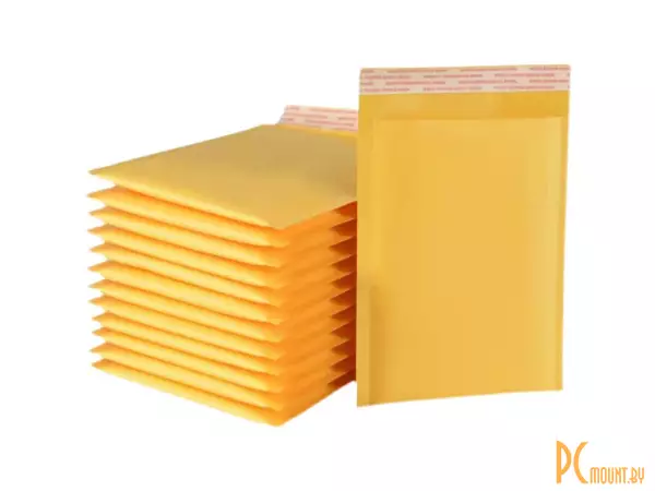 Конверт пакет желтый с пузырчатой пленкой 15x20+4