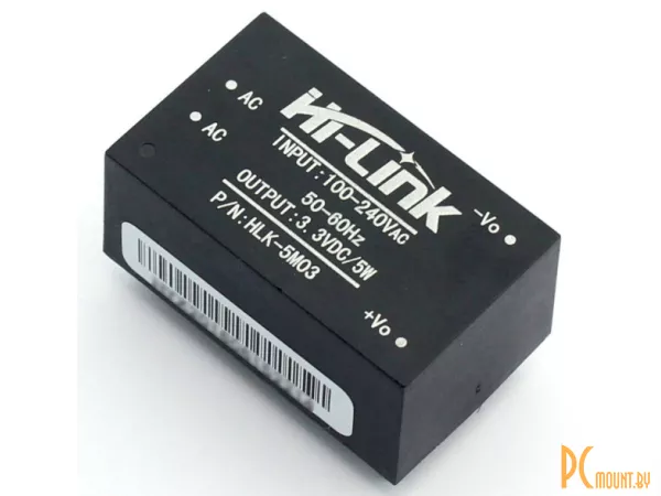 Hi-Link HLK-5M03 AC-DC преобразователь напряжения стабилизированный 220V to 3.3V 5W 1500MA