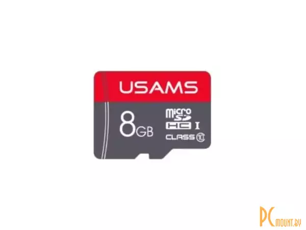 Карта памяти MicroSDHC, 8GB, class 10, UHS-I, USAMS ZB116TF01