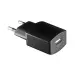 Зарядное устройство GINZZU GA-3004B USB, black, 5В/ 1,2A + кабель микро USB 1м с длинным коннектором